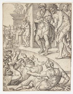 Ecce Homo de Ubekendt efter Dirck Volckertsz. Coornhert efter Maarten van Heemskerck