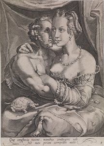 Tacto de Ubekendt efter Jan Saenredam efter Hendrick Goltzius