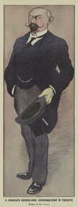 Príncipe Konrad de Hohenlohe-Schillingsfürst, gobernador austríaco de Trieste