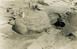 Edificio abovedado, al-Fustat, Egipto, fotografía de Ugo Monneret de Villard
