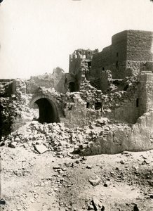 Gran torre del homenaje (qasr) del monasterio de San Simeón, Asuán, Egipto, fotografía de Ugo Monneret de Villard. de Ugo Monneret de Villard