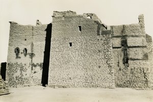 Monasterio de San Simeón, Asuán, Egipto, fotografía de Ugo Monneret de Villard de Ugo Monneret de Villard
