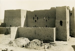 Monasterio de San Simeón, Asuán, Egipto, fotografía de Ugo Monneret de Villard de Ugo Monneret de Villard