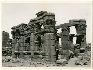 Quiosco romano, Naqa, Sudán, fotografía de Ugo Monneret de Villard de Ugo Monneret de Villard