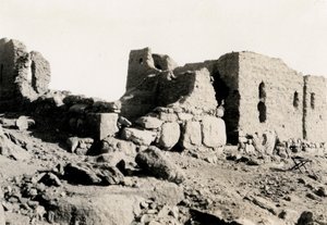 Ruinas de la isla de Bigeh, Egipto, fotografía de Ugo Monneret de Villard de Ugo Monneret de Villard