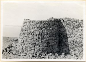 Torre de la esquina sureste, Sabagura, Egipto, fotografía de Ugo Monneret de Villard de Ugo Monneret de Villard