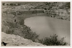 Cuenca hidrográfica cerca de Axum, Etiopía, fotografía de Ugo Monneret de Villard de Ugo Monneret de Villard