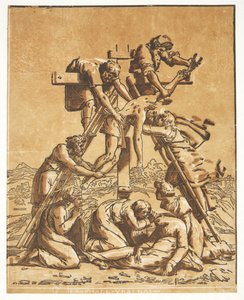 El descenso de la Cruz de Ugo da Carpi