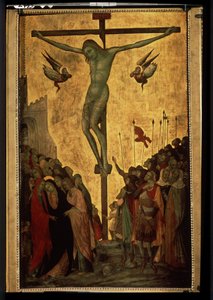Calvario (Calvary). inscripción de Ugolino