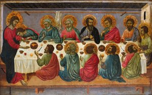 La Última Cena, 1310-1315 de Ugolino di Nerio