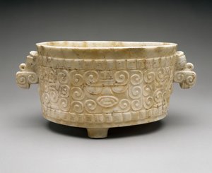 Jarrón trípode con asas de pájaro, Clásico Terminal, 800-1000