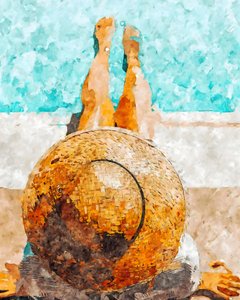 La felicidad veraniega junto a la piscina de Uma Gokhale