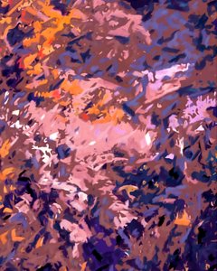 Flujo abstracto vibrante de Uma Gokhale