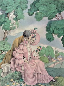 Ilustración de "Madame Bovary" de Gustave Flaubert (1821-80) publicada por Gibert Jeune