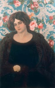 Bigia, la hermana menor del artista. de Umberto Boccioni