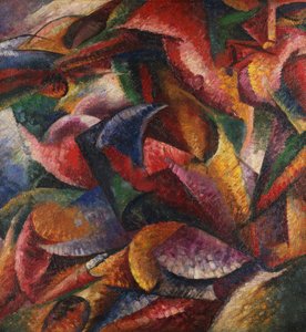 Dinamismo del cuerpo humano por Umberto Boccioni (1882-1916)