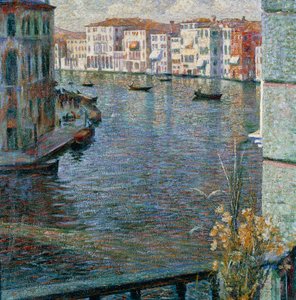 El Gran Canal en Venecia de Umberto Boccioni