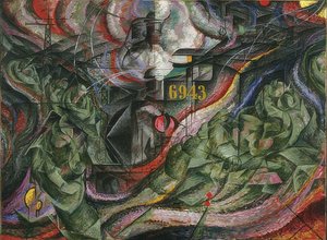 Estados de ánimo I: Las despedidas. 1911 de Umberto Boccioni
