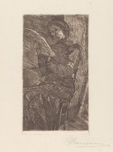Mujer Leyendo de Umberto Boccioni