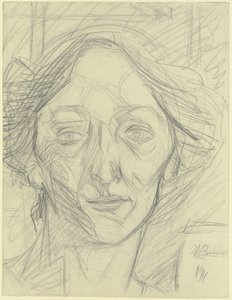 Cabeza de mujer de Umberto Boccioni