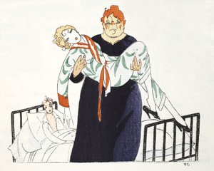 Todas las cosas buenas tienen que llegar a su fin .. (impresión de pochoir) de Umberto Brunelleschi