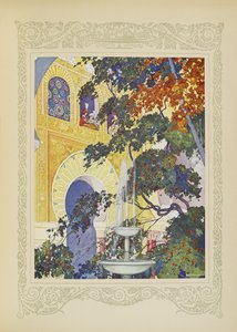 Nonchalante y Babillarde, que estaban a menudo en las ventanas, no dejaron de ver la fruta, ilustración de 