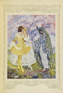 El hada Cándido apareció entonces ante sus ojos, ilustración de "Contes du Temps Jadis", o "Cuentos de tiempos pasados", p.118 de Umberto Brunelleschi
