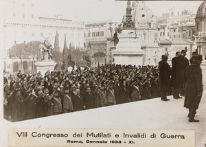 "VIII Congreso de Mutilados e Inválidos de Guerra - Roma, enero de 1933 - 11" de Umberto Palleschi