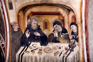 Última conversación entre San Benito y Santa Escolástica, Escuela Umbriana