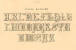 Siglo XIII. De manuscrito latino, 1862 de Unbekannt