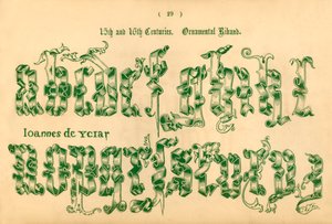Siglos XV y XVI. Cinta ornamental, 1862 de Unbekannt