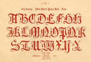 Siglo XVI. Libro de oraciones de Alberto Durero. Grande, 1862 de Unbekannt