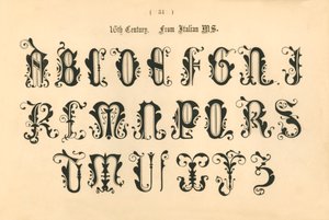Siglo XVI. De manuscrito italiano, 1862 de Unbekannt