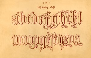 Siglo XVI. Gótico, 1862 de Unbekannt