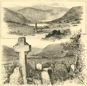 1. El Valle de Glendalough. 2. En Glendalough, 1898