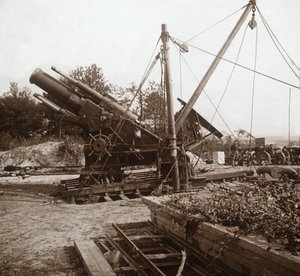 Mortero 220, Genicourt, norte de Francia de Unbekannt
