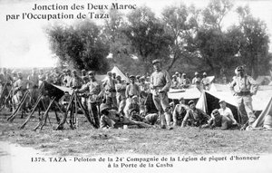 24ª compañía de la Legión Extranjera Francesa, Taza, Marruecos, 1904 de Unbekannt