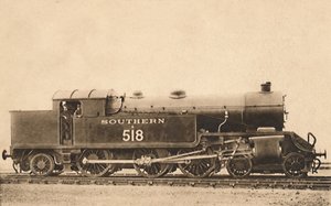 Locomotora de tanque 4.6.2. No. E.518, principios de 1900