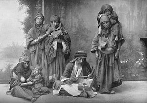 Un músico beduino y su audiencia, 1902