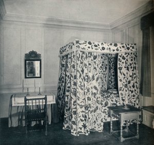 Un dormitorio de la casa del Mayor Nicholas Sewall, en Secretary de Unbekannt