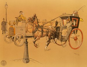 Un camión Berliet, 1906
