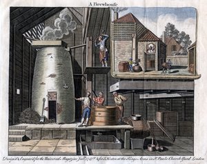 Una cervecería, 1747 de Unbekannt