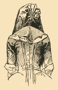 Una capucha de camlote, tomada de una prenda original, c. 1702, 1937 de Unbekannt