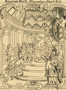 Una tarjeta de invitación a Ranelagh, c1876 de Unbekannt