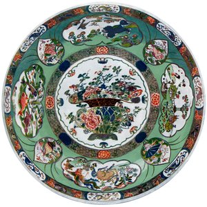 Un plato de porcelana china del período Kang-he, siglo XVII 1903 de Unbekannt