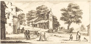 Una iglesia, en o después de 1635 de Unbekannt