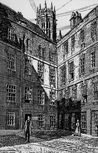 Una esquina de Cliffords Inn, 1903 de Unbekannt