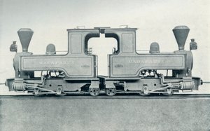 Una locomotora doble, 1922 de Unbekannt