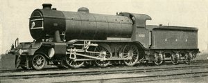 Un tipo de tráfico mixto fino, Gran Ferrocarril del Norte, c1930