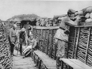 Una trinchera alemana, Primera Guerra Mundial de Unbekannt